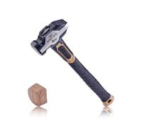 Spec Ops Tools Martillo de herrero, martillo de 4 libras con tapa de mazo suave extraíble y mango bimaterial que absorbe los golpes y amortigua las vibraciones, 3% donado a veteranos, negro/bronceado