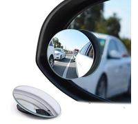 Specchio in vetro 2/1 pezzi Specchietto ausiliario per Auto per Punto cieco 360° grandangolare regolabile HD convesso specchietto retrovisore Laterale per Auto