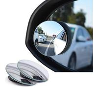 Specchio in vetro 2/1 pezzi Specchietto ausiliario per Auto per Punto cieco 360° grandangolare regolabile HD convesso specchietto retrovisore Laterale per Auto