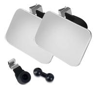 Specchio in vetro 2/1 pezzi Specchietto ausiliario per Auto per Punto cieco 360° grandangolare regolabile HD convesso specchietto retrovisore Laterale per Auto