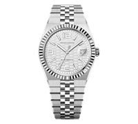 Specht & Söhne Miyota 8215 - Reloj de Pulsera mecánico automático de Acero Inoxidable de 36,5 mm para Hombre, Resistente al Agua, Plateado