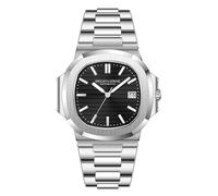 Specht & Söhne - Reloj mecánico automático de cristal de zafiro para hombre, 40 mm, movimiento japonés Miyota 8215, resistente al agua hasta 50 m, Negro -, Casual y a la moda
