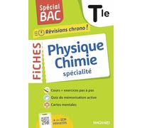 Spécial BAC 2026 - Fiches Physique-Chimie Tle: Tout le programme en 60 fiches, cours ultra-visuels, schémas-bilans, exercices, quiz et Grand oral