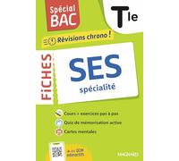 Spécial BAC 2026 - Fiches SES Tle: Tout le programme en 59 fiches, cours ultra-visuels, schémas-bilans, exercices, quiz et Grand oral