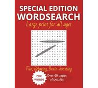 SPECIAL EDITION WORDSEARCH: with large print and easy to read words and letters for seniors and adults