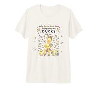 Special Needs Mom Autism Caregivers Cute Mama Duck Camiseta Premium