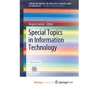 Special Topics in Information Technology