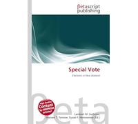Special Vote: Elections in New Zealand