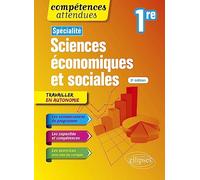 Spécialité Sciences économiques et sociales: Première (Compétences attendues)