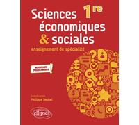 Spécialité Sciences économiques et sociales - Première - nouveaux programmes