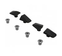 Spécialités TA X110 Intergrated Chainring Bolts & Covers, Charcoal, Pack of 4, C