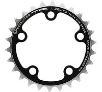 Spécialités TA Zelito Inner Triple 74pcd 5 Arm Plato de Velocidad 8/9/10, Unisex Adulto, Negro, 28T