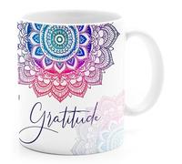 SpecialMe Taza Yoga Buda Mandala Budismo Diseños Sprirtuelle Namaste Acuarela Ilustración Watercolor Taza Regalo Mandala Blanco Estándar