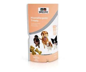 SPECIFIC CT-HY Golosinas Hipoalergénicas | 300 g | Premios para perros con reacciones alimentarias | Para recompensar a perros sanos de todas las razas y edades | Con arroz y salmón