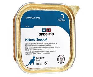 SPECIFIC Kidney Support - Alimento húmedo para gatos adultos para apoyar la salud renal y hepática - Cantidad: 7 x 100 g