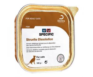 SPECIFIC Struvite Dissolution - Alimento húmedo para gatos para la disolución de cálculos de estruvita - Cantidad: 7 x 100 g