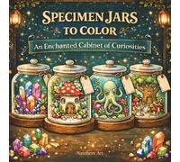 Specimen Jars to Color - An Enchanted Cabinet of Curiosities: A Witchy Fantasy Coloring Book for Adults and Teens with Mystical Bottles, Crystals, ... Magical Creatures, and Enchanted Curiosities