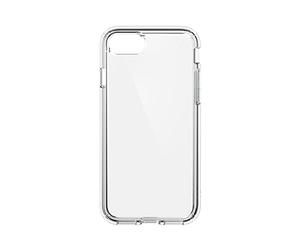 Speck 136212-5085 Presidio Clear - Funda para iPhone SE 2020/8/7 con Revestimiento MICROBAN, Transparente, Multicolor