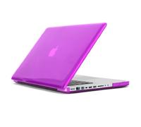 Speck Aluminum Unibody - Carcasa Transparente para MacBook Pro de 38.1 cm, Color Morado
