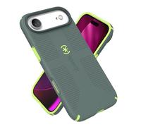 Speck CANDYSHELL Grip +MS - Funda para iPhone 17 Air, verde oscuro (NEO DRAB)/verde brillante, agarre protector delgado, protección contra caídas, compatible con MagSafe