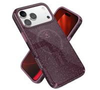 Speck CANDYSHELL Grip + MS - Funda para iPhone 17 Pro MAX, Purpurina de Mora, Agarre Protector Delgado, protección contra caídas, Compatible con MagSafe