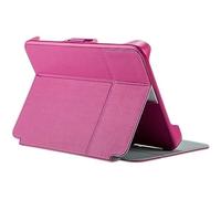 Speck Funda de Estuche StyleFolio Flex Universal Tablet con Soporte Integrado y Pestaña de Cierre para 7-8.5-Inch Tablet - Rosa Fucsia/Gris Níquel