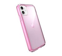 Speck Funda para iPhone 11, protección contra caídas, absorción de Golpes, Compatible con iPhone XR y iPhone 11, diseño de Doble Capa, con Revestimiento de Goma y diseño Delgado, Tinte Rosa, Carcasa