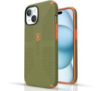 Speck Funda para iPhone 15 Plus, diseñada para MagSafe, agarre de protección contra caídas, para iPhone 15 Plus iPhone 14 Plus, resistente a arañazos, suave al tacto, funda de teléfono de 6.7 pulgadas