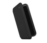 Speck Funda Protectora Cartera con Solapa para iPhone 11 Pro Estuche Antichoque Duradero Resistente para Teléfono Móvil Smartphone Apple - Presidio Folio - Negro/Gris