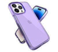 Speck Funda Transparente para iPhone 14 Pro MAX, protección contra caídas con Doble Capa Resistente a los arañazos, Funda Delgada para iPhone 14 Pro MAX de 6.7 Pulgadas, Funda antiamarilleamiento y