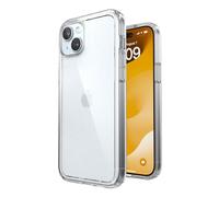 Speck Funda Transparente para iPhone 15 Plus, Delgada, Compatible con MagSafe, protección contra caídas, para iPhone 15 Plus y iPhone 14 Plus, Resistente a rayones, antiamarilleamiento, Funda de