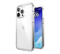 Speck Funda transparente para iPhone 15 Pro Max, delgada, compatible con MagSafe, protección contra caídas, resistente a rayones, antiamarilleamiento, funda para teléfono de 6.7 pulgadas, transparente