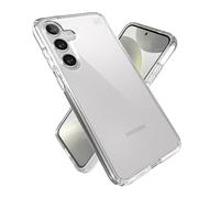 Speck Funda Transparente para Samsung Galaxy S24+, protección contra caídas, Resistente a los arañazos, antiamarilleamiento, Presidio Transparente/Transparente