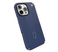 Speck MagSafe y ClickLock - Funda Delgada para iPhone 16 Pro MAX con Agarre Presidio 2, Azul Costero y Gris Polvo