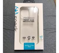 Speck Productos Presidio Clear w/Glitter: Transparente/Dorado Glitter iPhone 12 Pro MAX