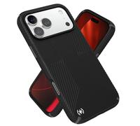 Speck PRESIDIO2 - Funda con Agarre para iPhone 17 Pro MAX, Funda Protectora Delgada, Negro/Gris Pizarra/Blanco