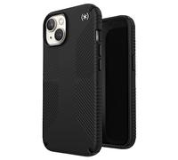 Speck Presidio2 Grip - Funda Antideslizante para iPhone 14 Plus (Negro/Negro/Blanco)