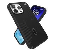 Speck Presidio2 Grip - Funda para iPhone 15 Pro MAX - ClickLock Antideslizante, Compatible con MagSafe, Agarre de protección contra caídas, Resistente a rayones, Tacto Suave, Funda para teléfono de