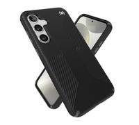 Speck Presidio2 Grip - Funda para Samsung Galaxy S24+, protección contra caídas, Agarre, Resistente a los arañazos, Suave al Tacto, Negro/Gris Pizarra/Blanco