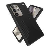 Speck Presidio2 Grip - Funda para Samsung Galaxy S24 Ultra, protección contra caídas, Agarre, Resistente a los arañazos, Suave al Tacto, Negro/Gris Pizarra/Blanco