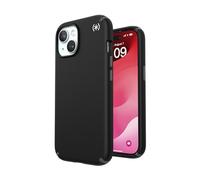 Speck Presidio2 Pro - Funda para iPhone 15 de 6.1 Pulgadas - Compatible Con iPhone 14 y 13 - Negro/Gris Pizarra/Blanco