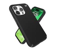 Speck Presidio2 Pro - Funda para iPhone 15 Pro, protección contra caídas, Resistente a los arañazos, Suave al Tacto, Funda para teléfono de 6.1 Pulgadas, Negro/Gris Pizarra/Blanco