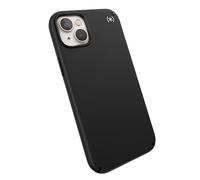 Speck Presidio2 Pro + MagSafe - Funda para iPhone 14 Plus con Revestimiento MICROBAN (Negro/Negro/Blanco)