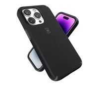 Speck Productos CandyShell Pro - Funda para iPhone 14 Pro, Negro/Gris Pizarra