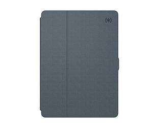Speck Productos Compatible Funda para Apple Funda iPad Pro de 12.9 Pulgadas (Modelos 2015 y 2017), BalanceFolio con imanes, Gris tormentoso/Carbón (90915-5999)