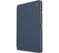 Speck Products BalanceFolio Funda Transparente para iPad de 10,2 Pulgadas y Soporte (2019), Azul Marino/Transparente