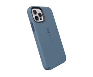 Speck Products Candyshell Pro - Funda para iPhone 12 y 12 Pro, Modelo de 6.1 Pulgadas, Compatible con MagSafe, Azul Misterioso, Mezclilla desteñida