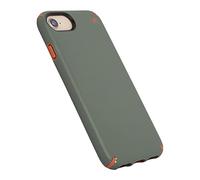 Speck Products - Carcasa Protectora para iPhone SE 2020 y iPhone 7 (también Compatible con iPhone 6 y iPhone 6S) - (Gris Campo, Rojo Terracota)