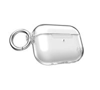 Speck Products Presidio - Funda Transparente para AirPods Pro de 2ª generación, Transparente/Plateado Brillante