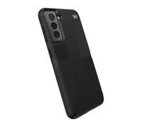 Speck Products Presidio2 Grip - Funda para Samsung Galaxy S21 5G, Color Negro, Negro y Blanco